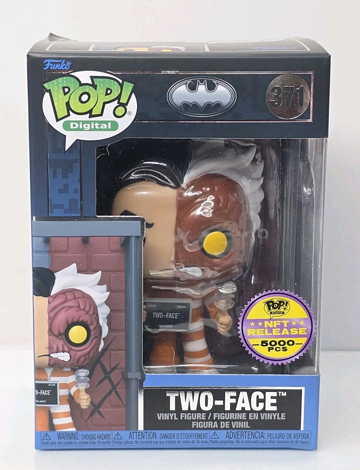 Two-Face 371 Funko Pop Digital 5000pcs DC Universe Batman w/Protector
