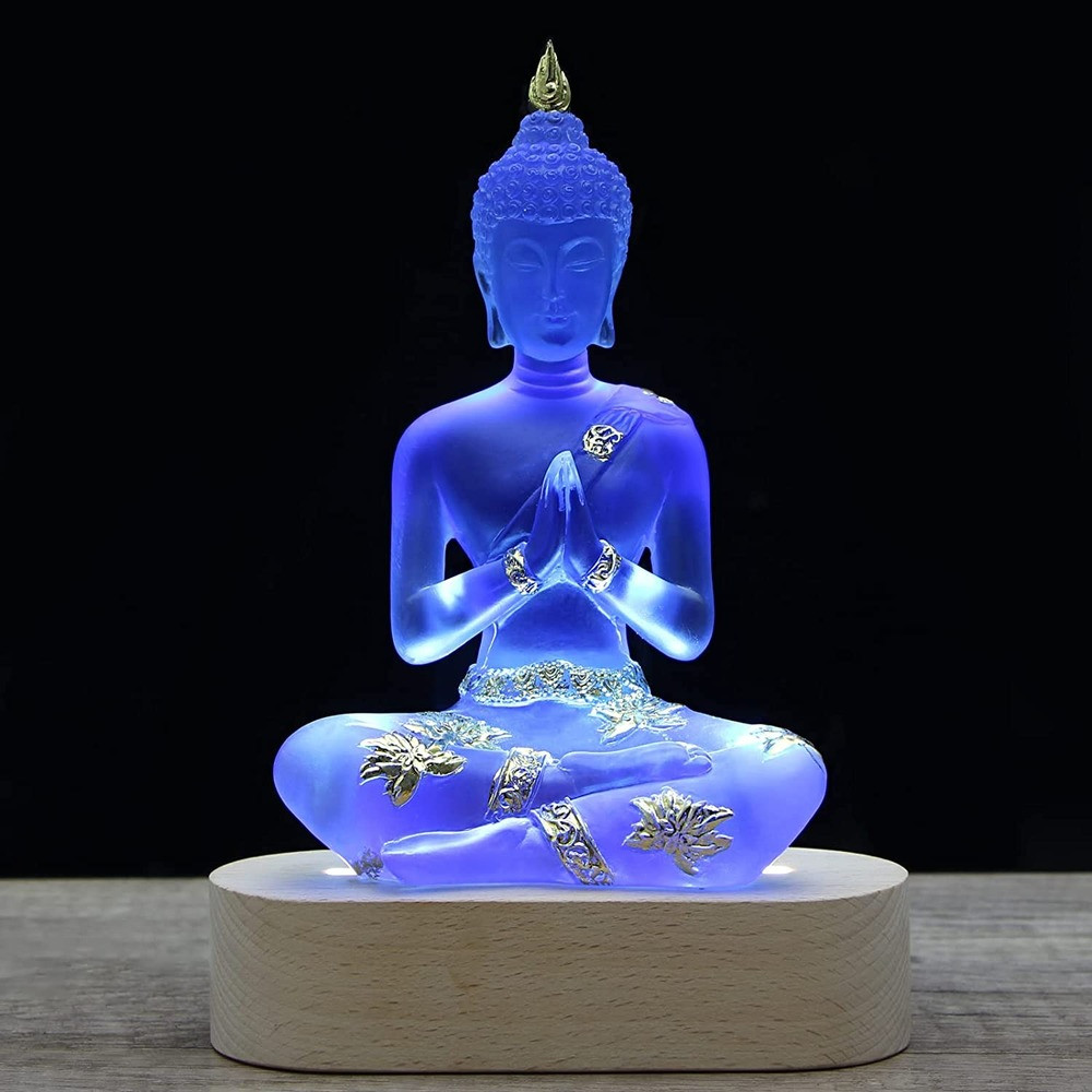 Buddha Statue 7\'\' Seated Small Figurine Collectibles Decor Buddha Statue Antique Buddha Statue 7\'\' Seated Small Figurine Collectibles Decor Buddha Statue Antique