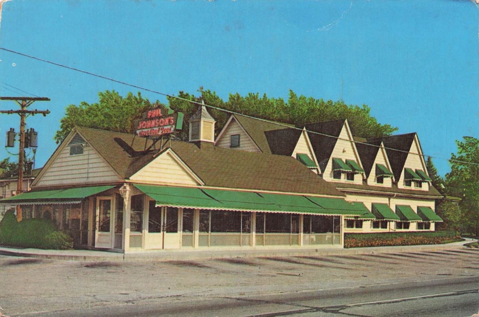 Phil Johnson\'s Just Good Food Northbrook Illinois Restaurant Postcard