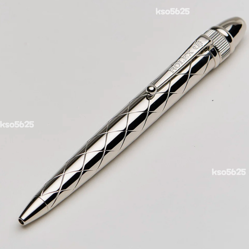 Rolex Vintage-Style Palladium-Finish Ballpoint Pen New in Box Luxury Gift Hot💯