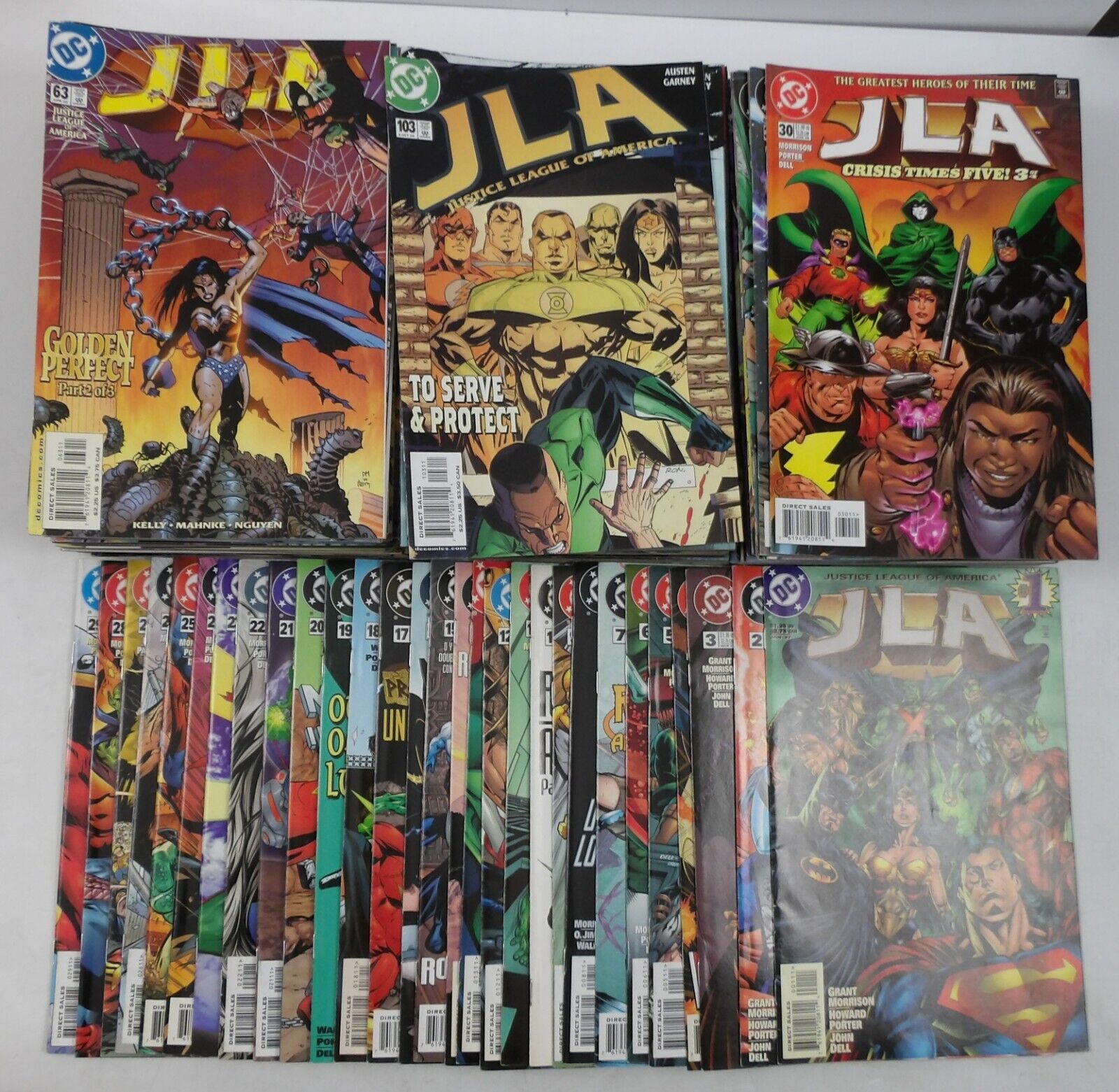 JLA #1-125 VF/NM complete series + (4) Annuals + (3) 80 Page Giants + 1,000,000