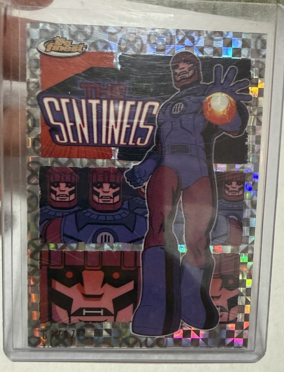 2025 Topps Finest X-Men '97 Remember It X-Fractor /97 The Sentinels #RI-10 08