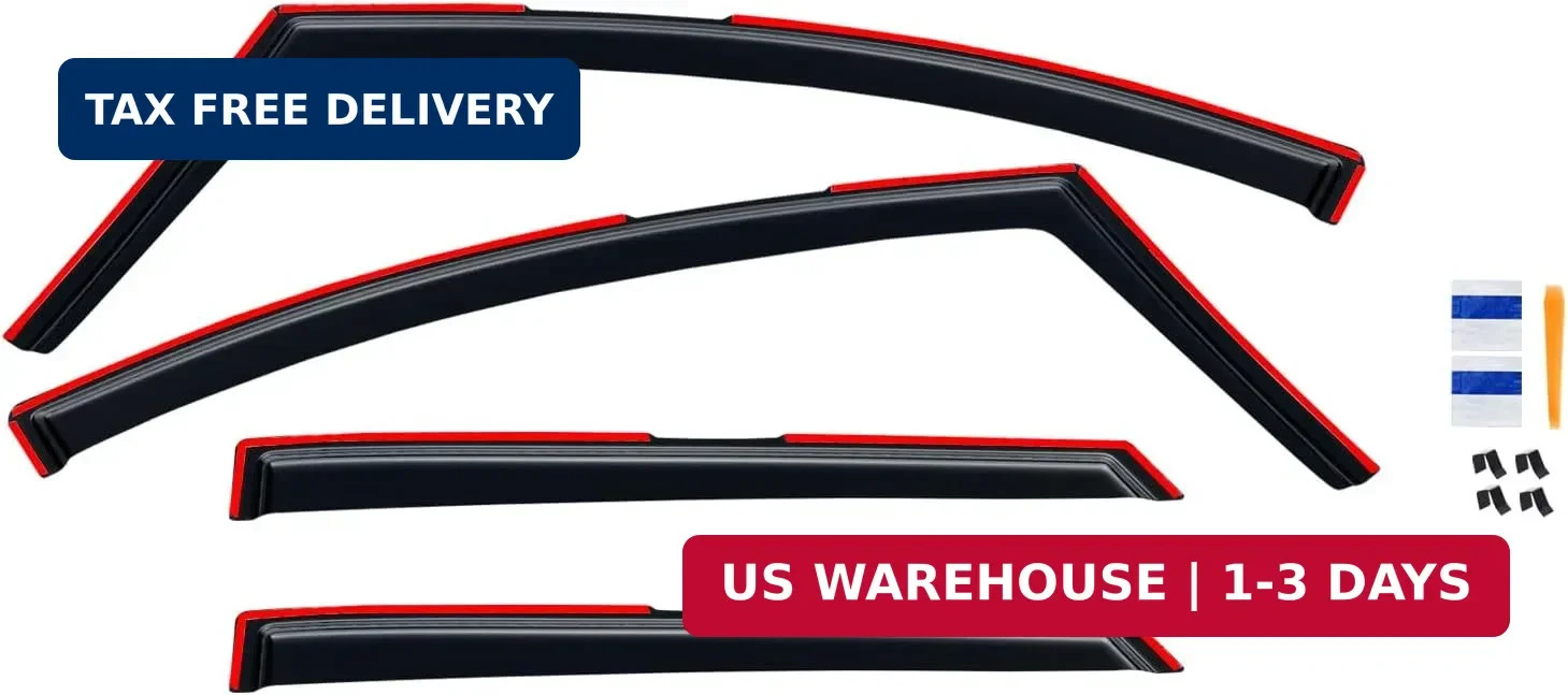 in-Channel Rain Guards for Chevy Bolt EV 2017-2023, Window Visor Shields Vent De in-Channel Rain Guards for Chevy Bolt EV 2017-2023, Window Visor Shields Vent De