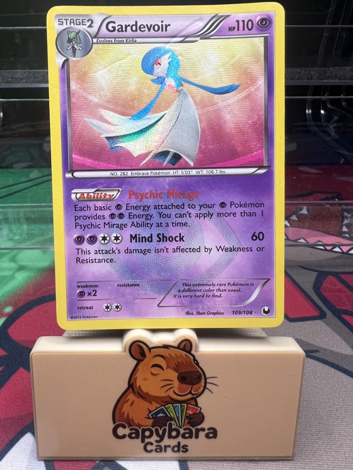 Gardevoir 109/108 - Dark Explorers - Secret Rare Holo Pokémon Card