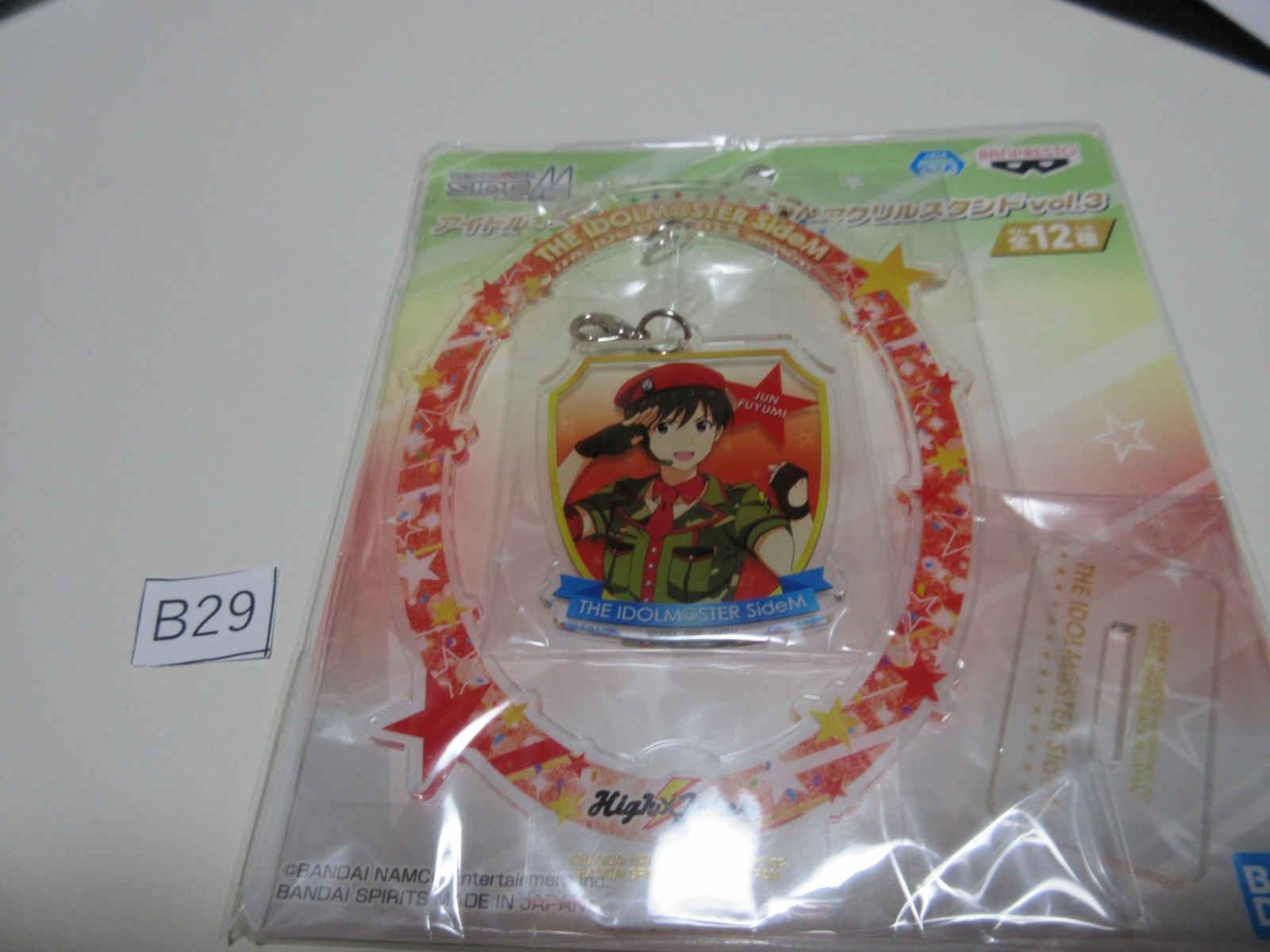 The Idol Master SideM Jun Fuyumi Acrylic Stand Bandai Namco Japanese Anime(B29M)