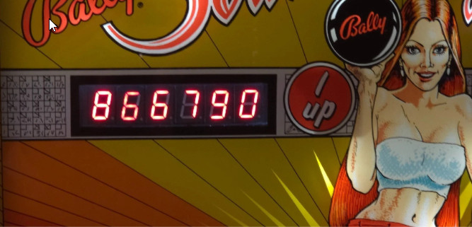 Bally / Stern 6-Digit Red LED Pinball Display (AS-2518-21, AS-2518-15, A-434)