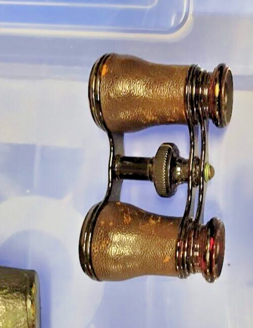 Vintage Lemaire fabt Paris Binoculars 