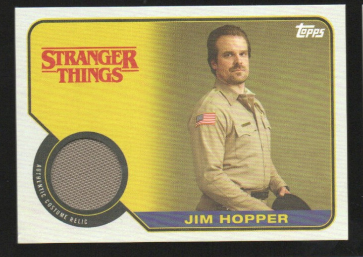 Topps Stranger Things Season 1 Jim Hopper Costume Relic