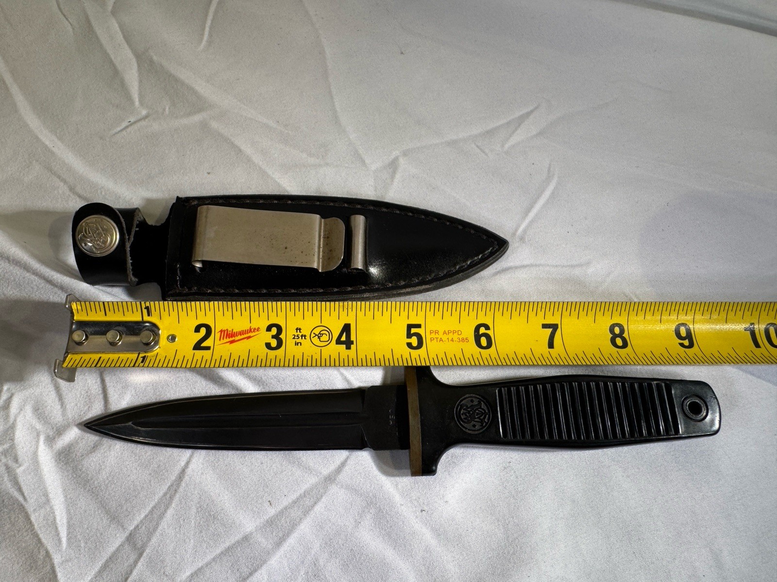 VINTAGE SMITH & WESSON 6051 BOOT KNIFE 1980s BLADE 4.75