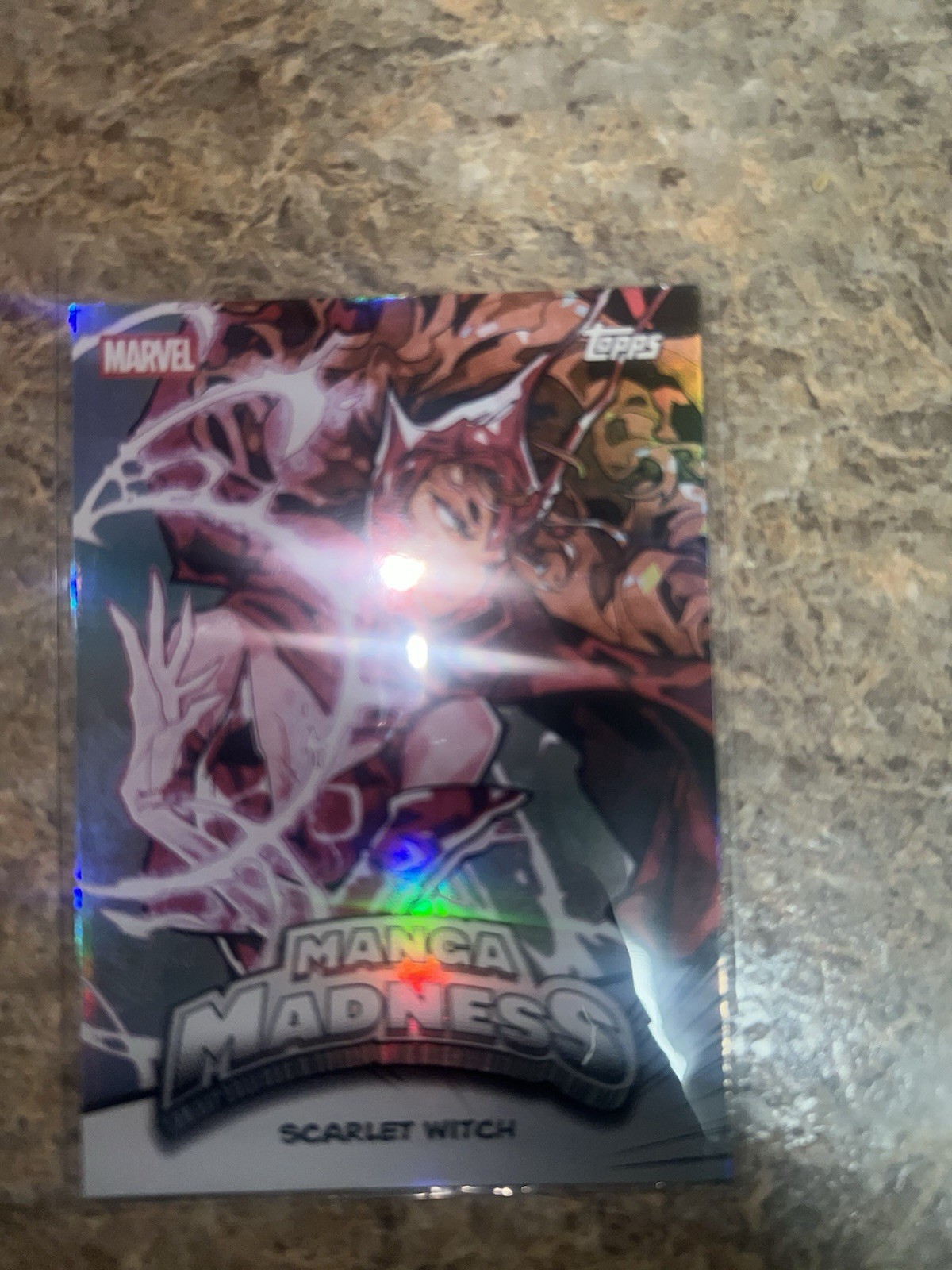 Topps 2026 Marvel Neon Manga Madness Scarlet Witch MM-3 Rose Besch Insert