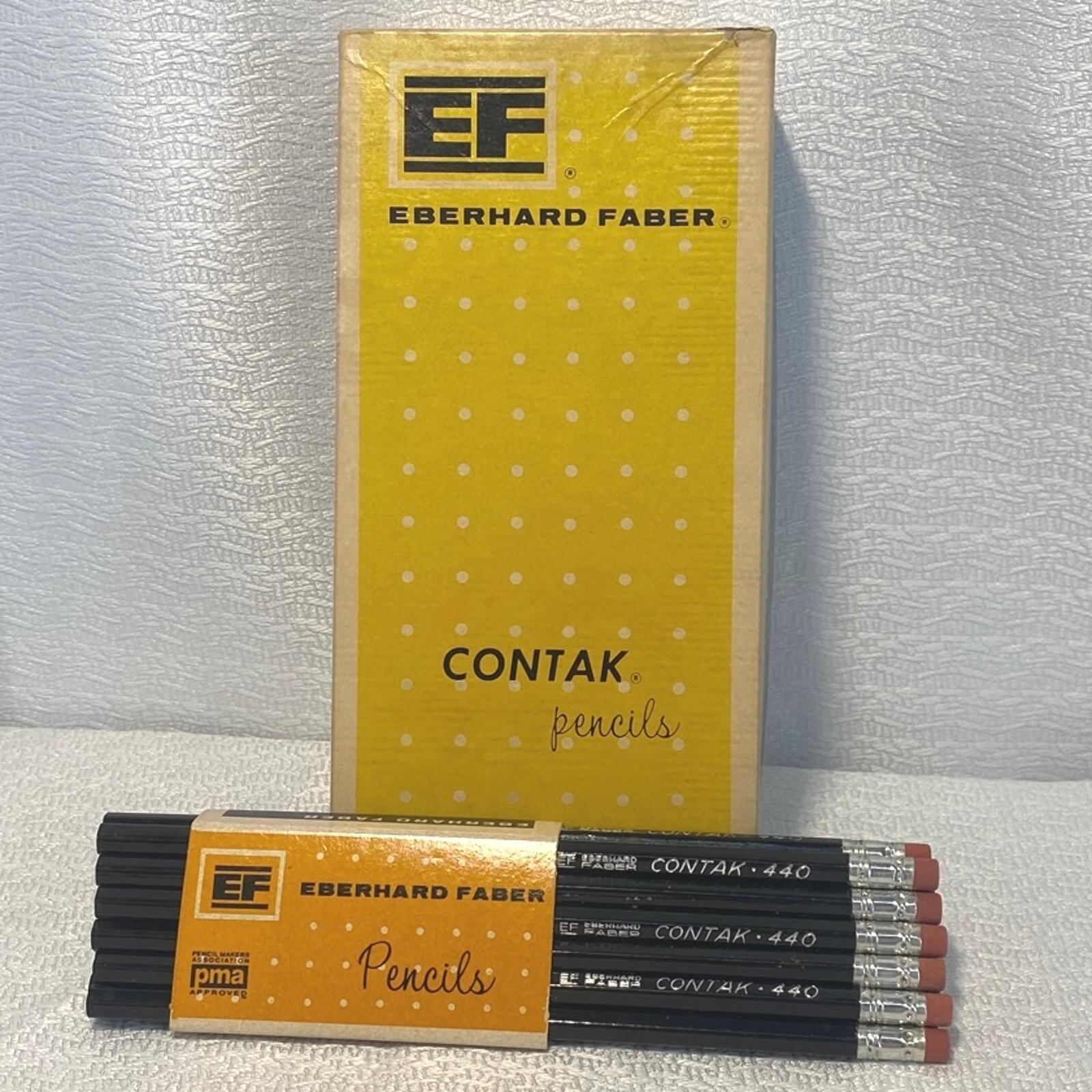 Rare Vintage Eberhard Faber Contak 440 Sleeve of 12 Electrographic Pencils