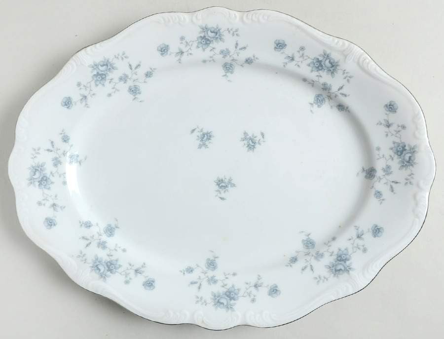 Johann Haviland Blue Garland  Oval Serving Platter 901850