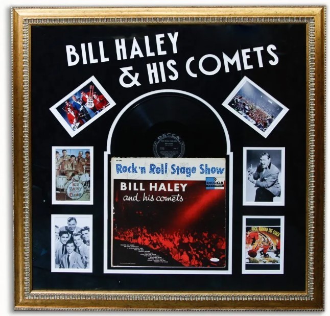 Bill Haley and The Comets Signed Album Rock n Roll Stage Show All 5 Members