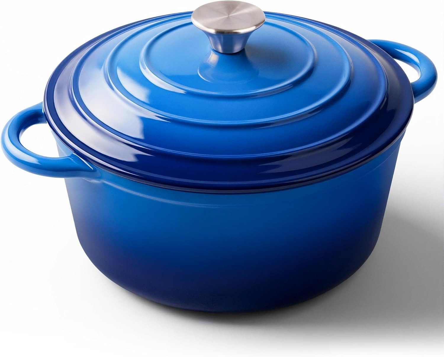 6 Quart Enameled Cast Iron Dutch Oven for Sourdough Bread Le Creuset with Du...