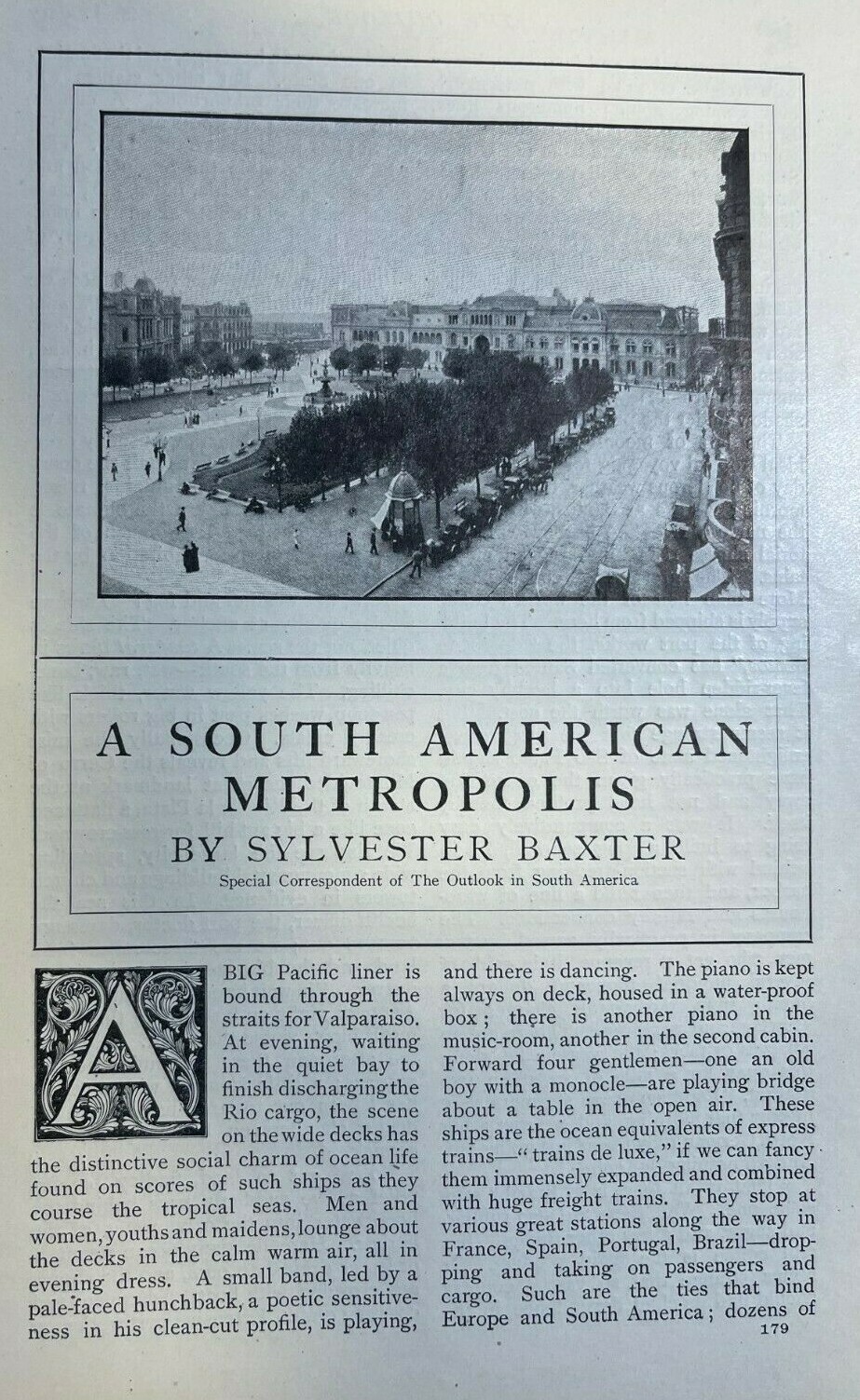 1907 South America Buenos Aires Argentina illustrated 1907 South America Buenos Aires Argentina illustrated