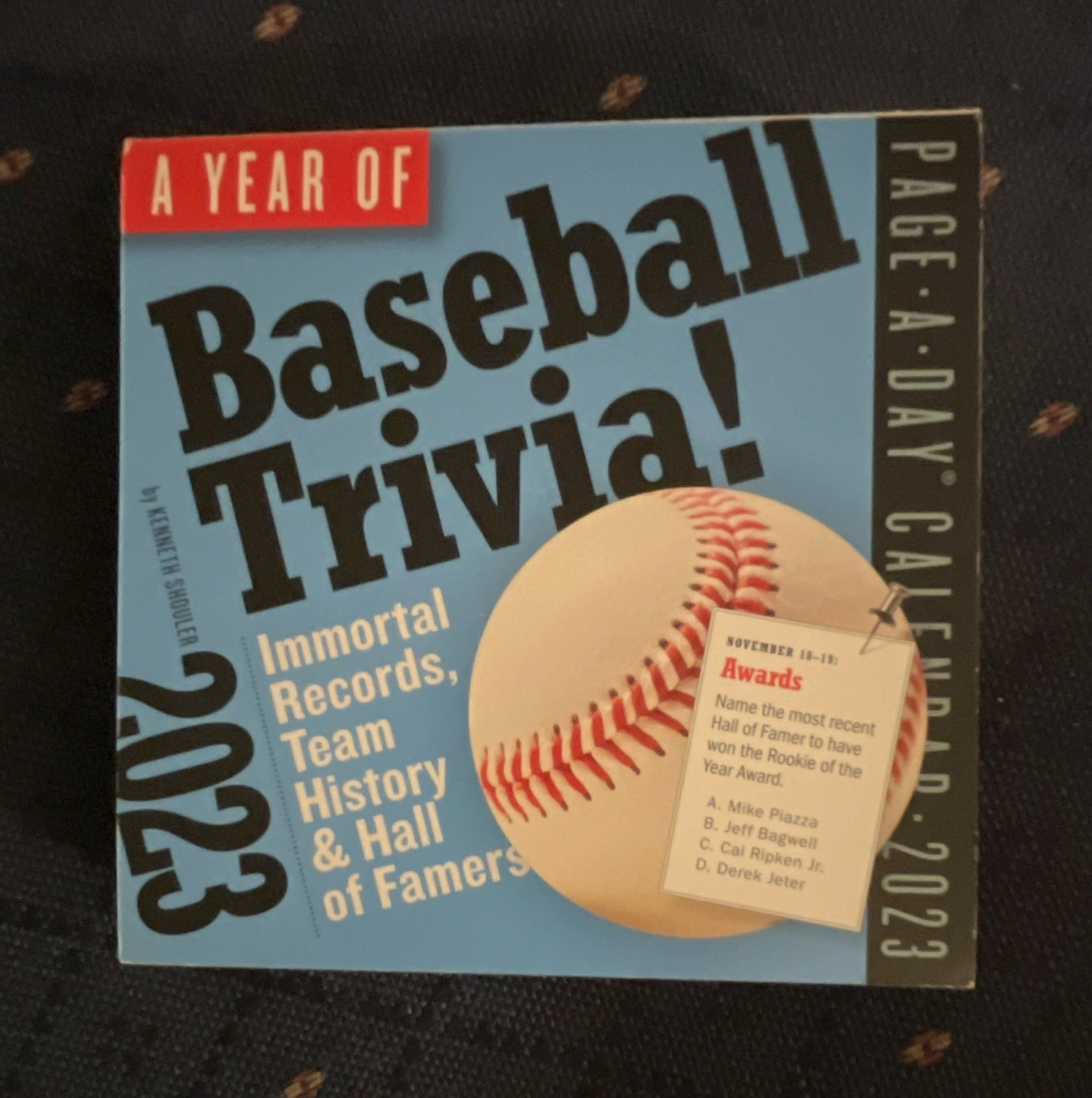 Page-A-Day A Year of Baseball Trivia 2023 Page-A-Day Calendar Page-A-Day A Year of Baseball Trivia 2023 Page-A-Day Calendar