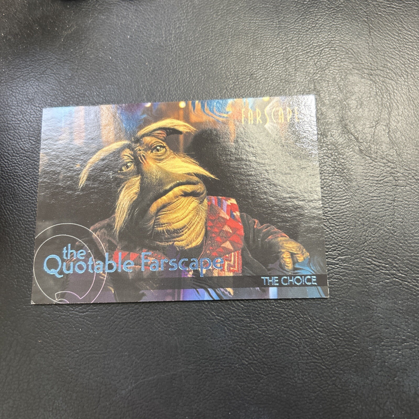 Jb11b Farscape Files Season 3 2002 The Quotable Q39 Rygel Crais