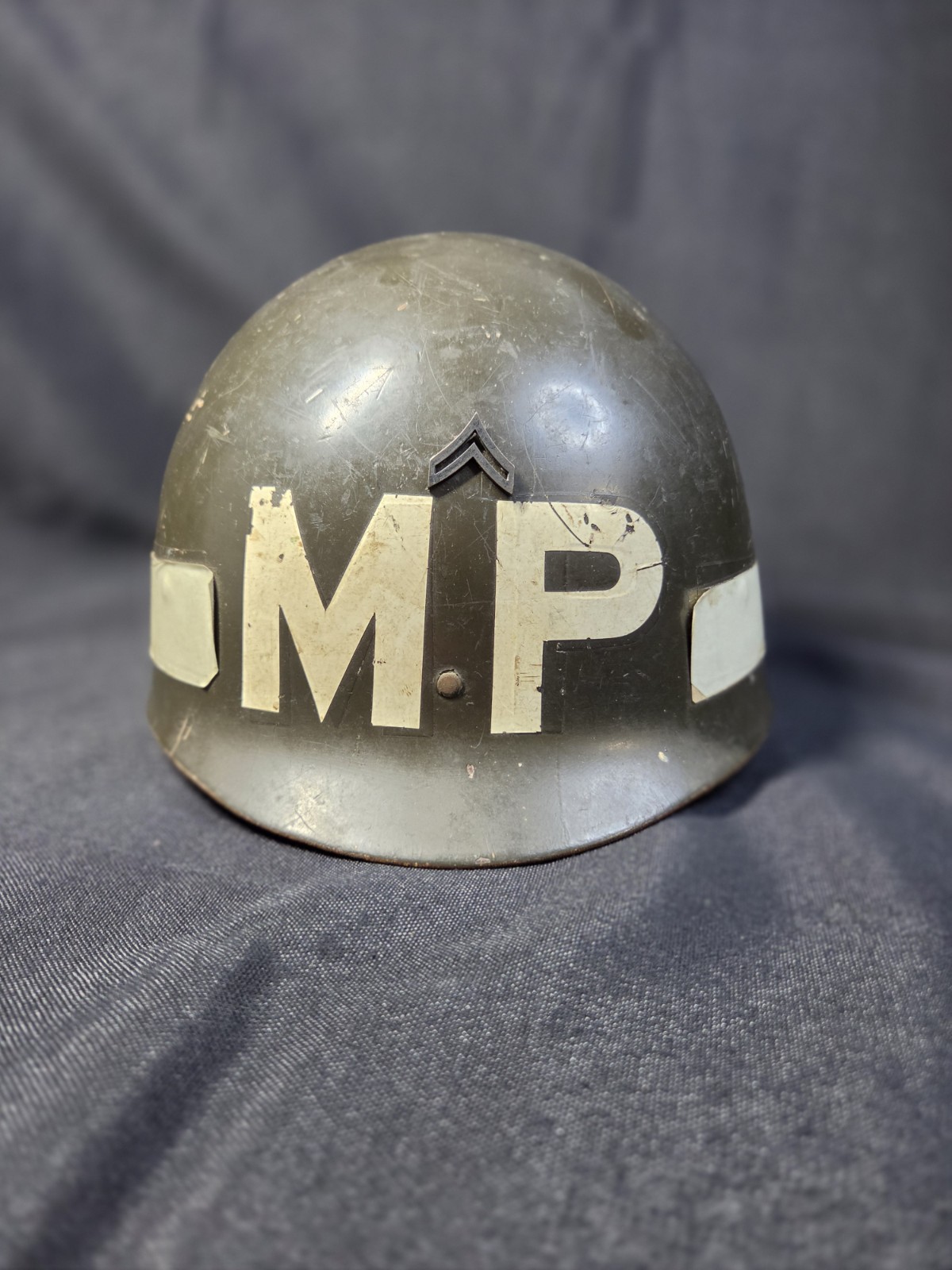 Vintage US Army 34th MP Helmet Liner HHD 