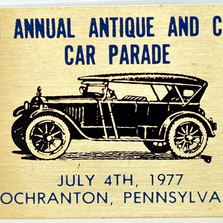 1977 Antique Classic Car Parade Show Meet Cochranton Crawford Co Pennsylvania