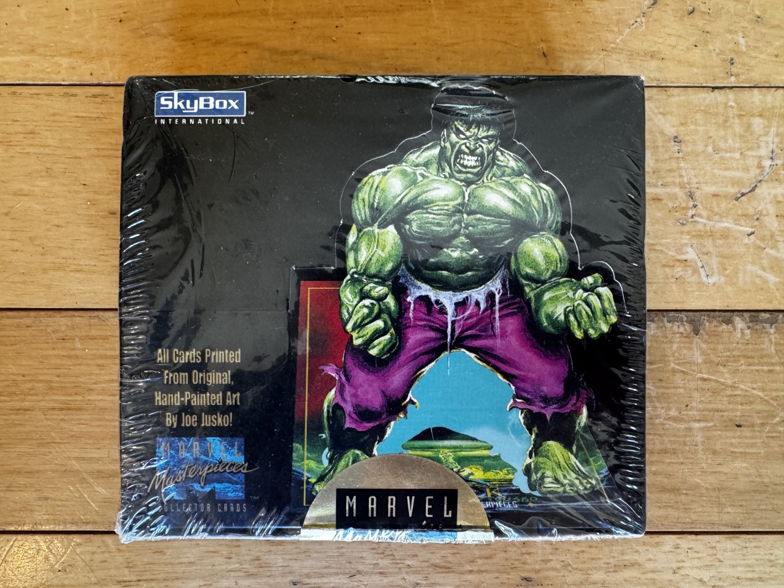 1992 SkyBox Marvel Masterpieces Factory Sealed Box 36 Packs #173184/350000 Jusko
