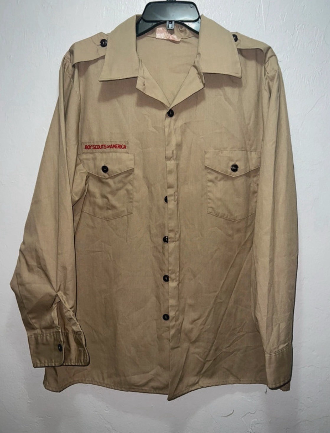 1970s/1980s Boy Scouts of America (BSA) long-sleeve uniform shirt