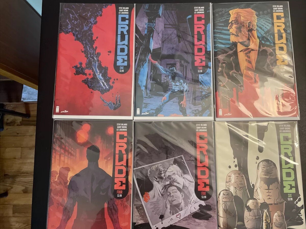 Crude #1-6 complete set - Steve Orlando - Image SkyBound Lot Of 6