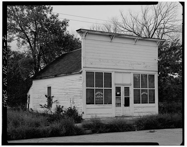 Photo:Niobrara Nebraska 1900s W W Dwight's Jewelry Store Elm Street HABS