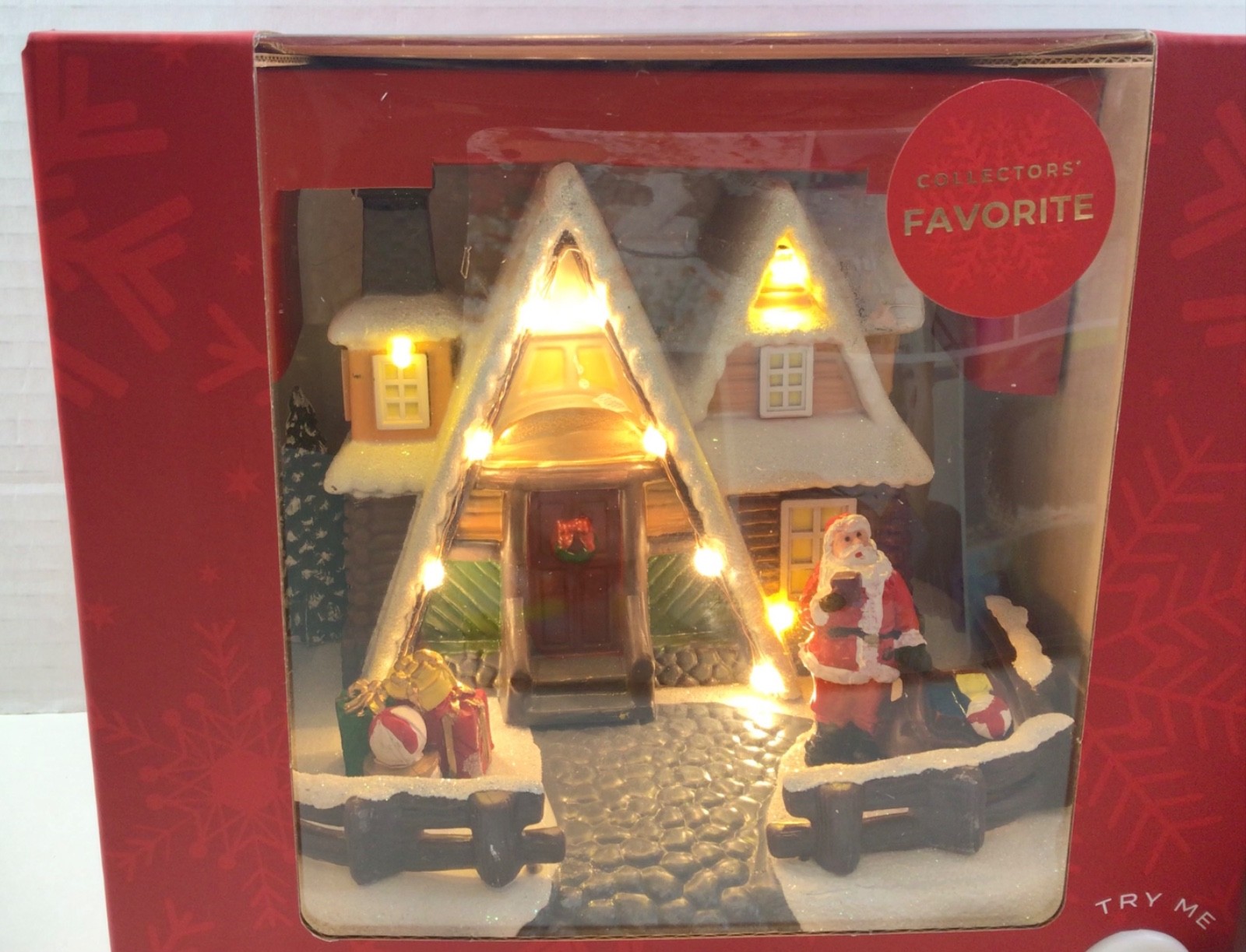 North Spruce Lane Cozy Winter Chalet LED Holiday Christmas Decor