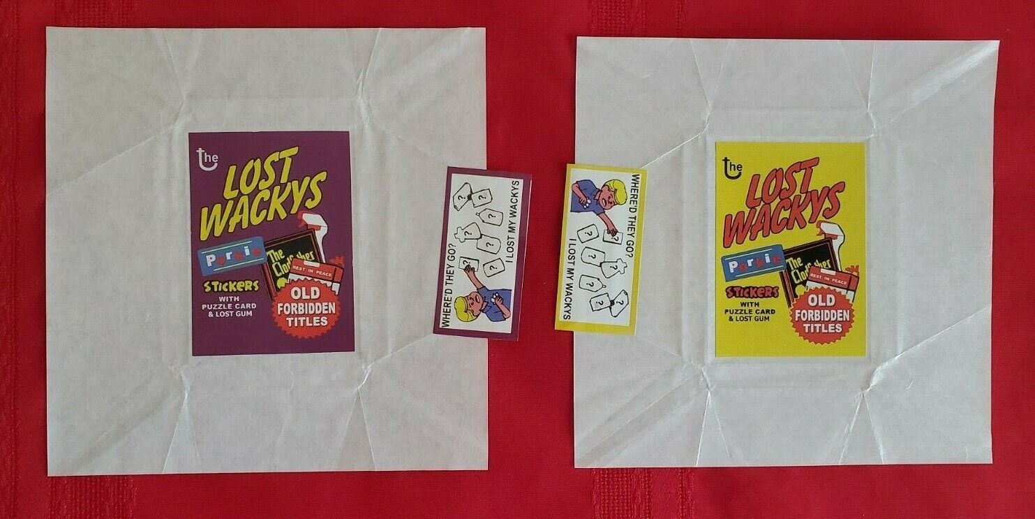 2005 LOST WACKY PACKAGES LOST SERIES 1 WRAPPERS  @@ RARE @@