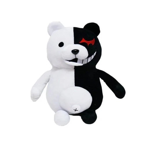 Danganronpa Super Danganronpa 2 Monokuma Plush Toy – Soft Black & White Bear Danganronpa Super Danganronpa 2 Monokuma Plush Toy – Soft Black & White Bear