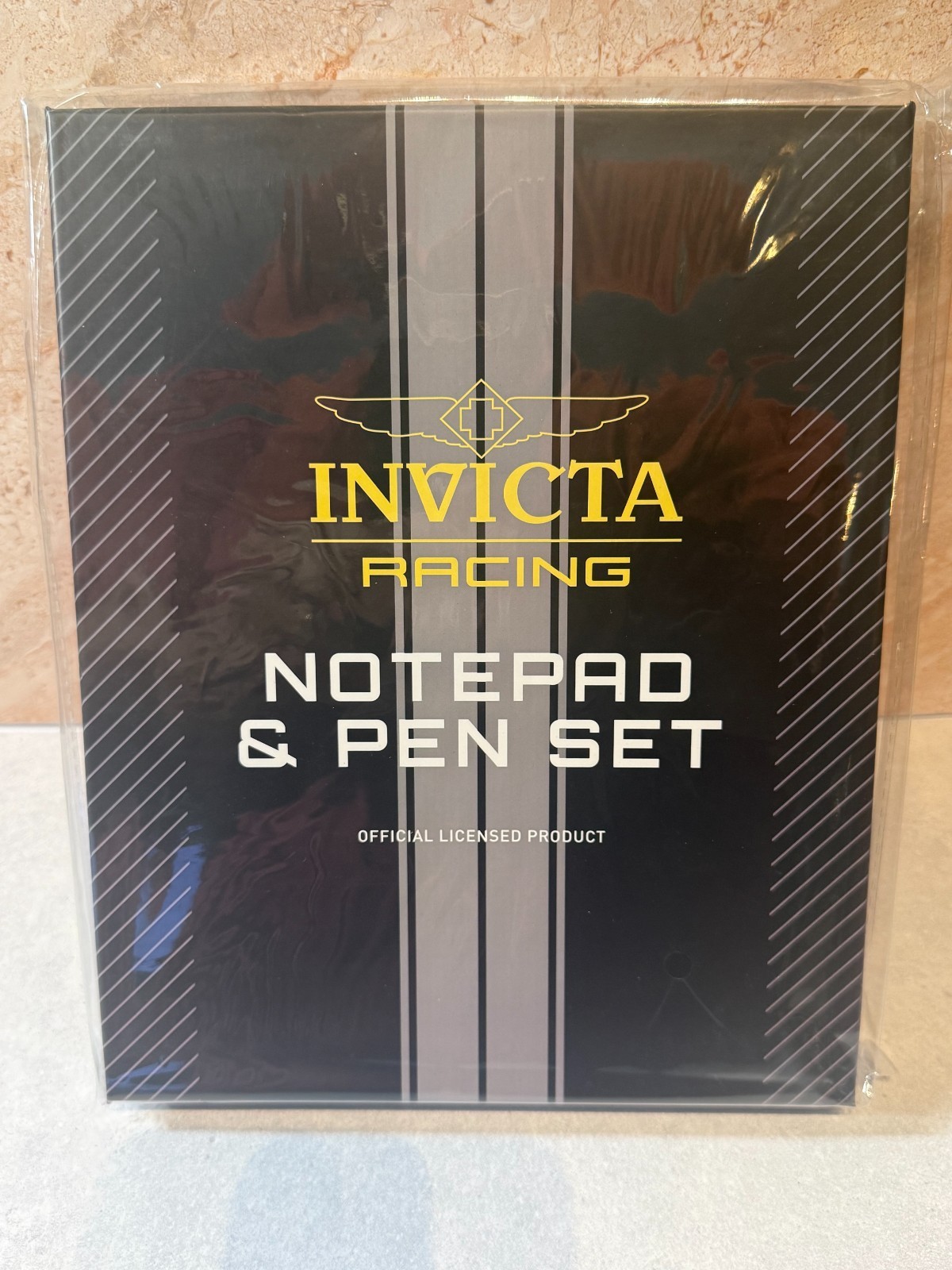 New Official Licensed Invicta Racing Notepad & Pen Set in Box IG0331