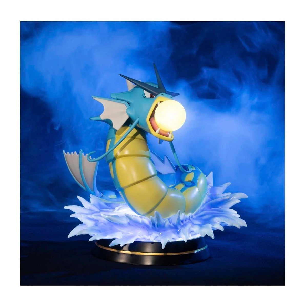 POKEMON CENTER TCG | Gyarados Beaming BY FIRST 4 FIGURES  Dragon Lamp Statue