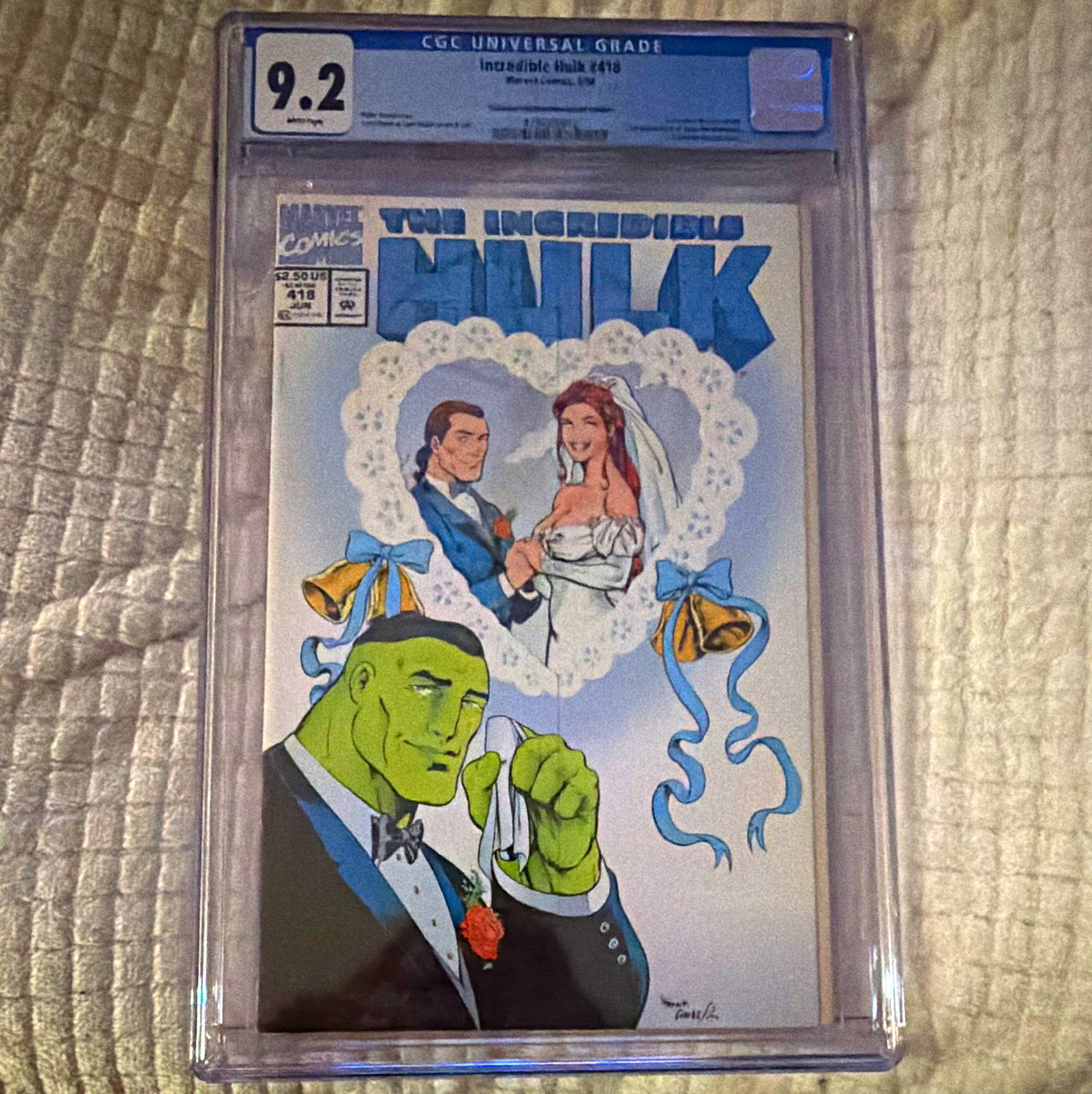 The Incredible Hulk #418 Marvel Comics Bronze Age CGC 9.2 Graded Comic Book 1994