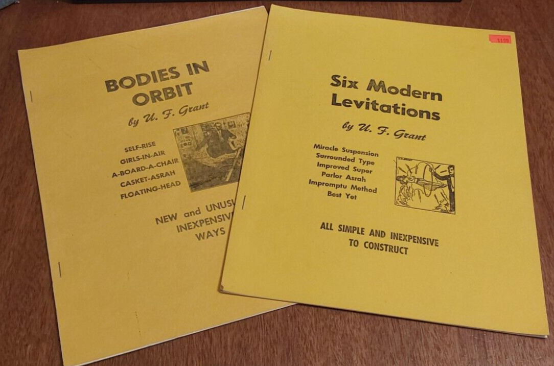 Six Modern Levitations and Bodies in Orbit; Grant, U.F. - Magic Books (2)