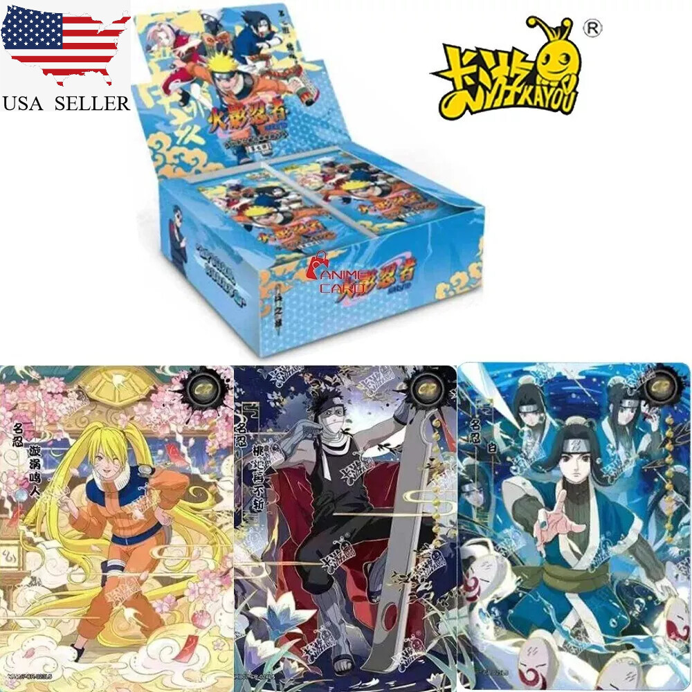 Kayou Naruto Official Trading Card WAVE 7 TCG CCG Booster Box 30 Pack Sealed US