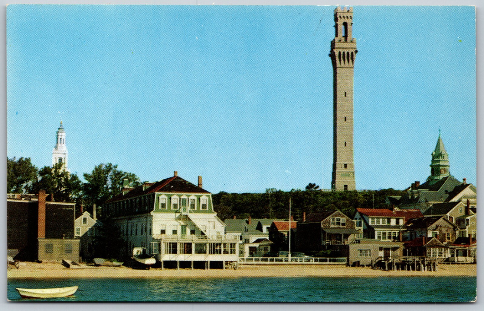 Waterfront Provincetown Cape Cod Massacusetts Vintage Postcard 2193