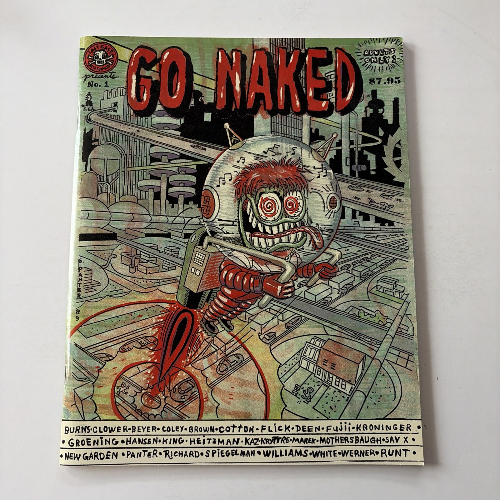 Vintage Last Gasp Go Naked No. 1 Adult Underground Comic Book Color Adults Only