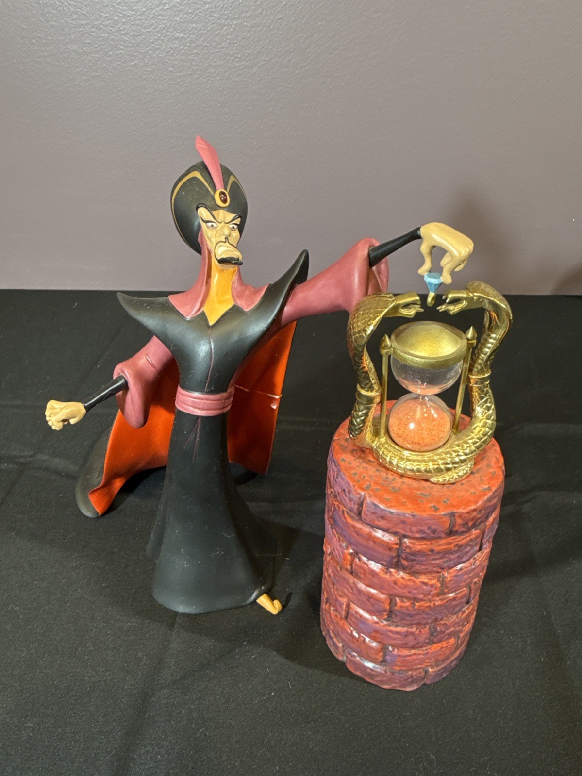WDCC Disney Jafar Oh Mighty Evil One Figurine Aladdin Cape Damaged No COA