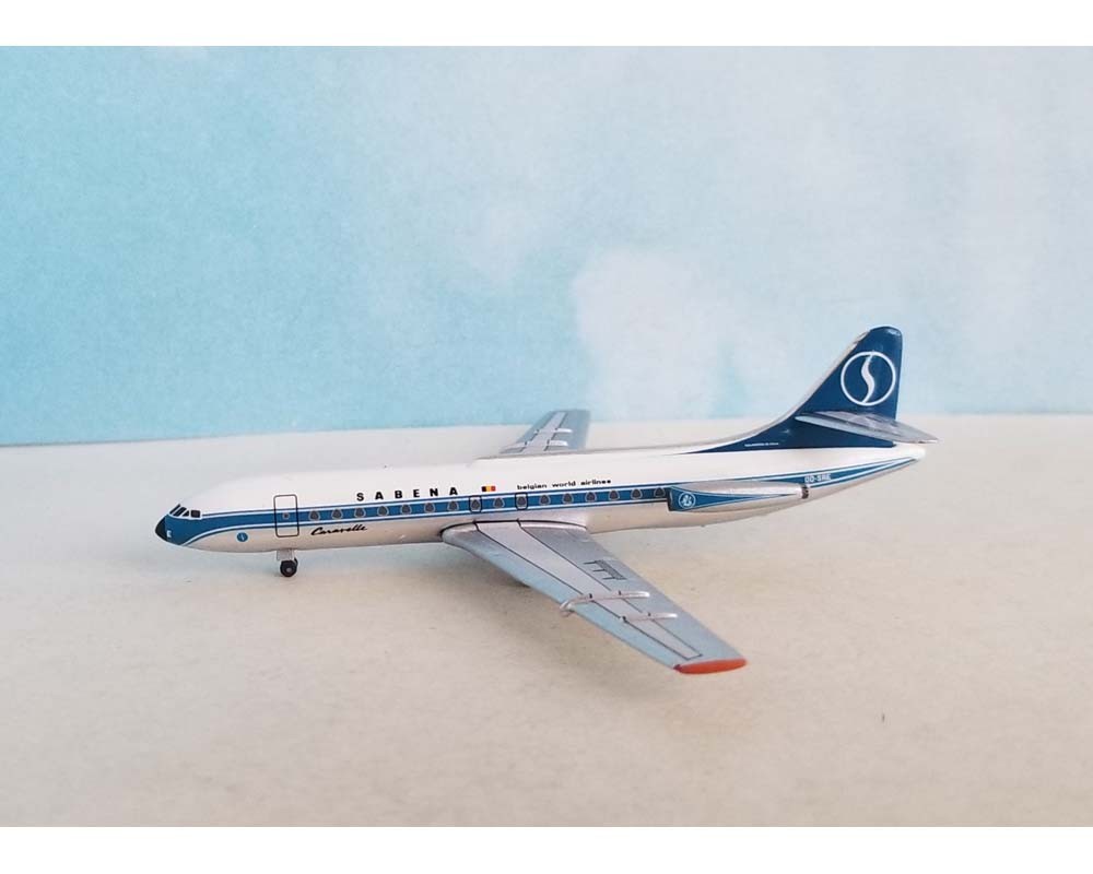 Aeroclassics AC411433 Sabena Sud SE-210 Caravelle OO-SRE Diecast 1/400 Jet Model
