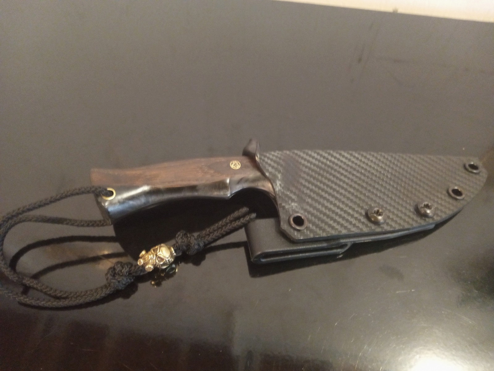 TWO WOLVES FORGE (A. Swanger) * Forged In Fire*  8.75\'\'  1 of 1  Knife.  80CrV2.