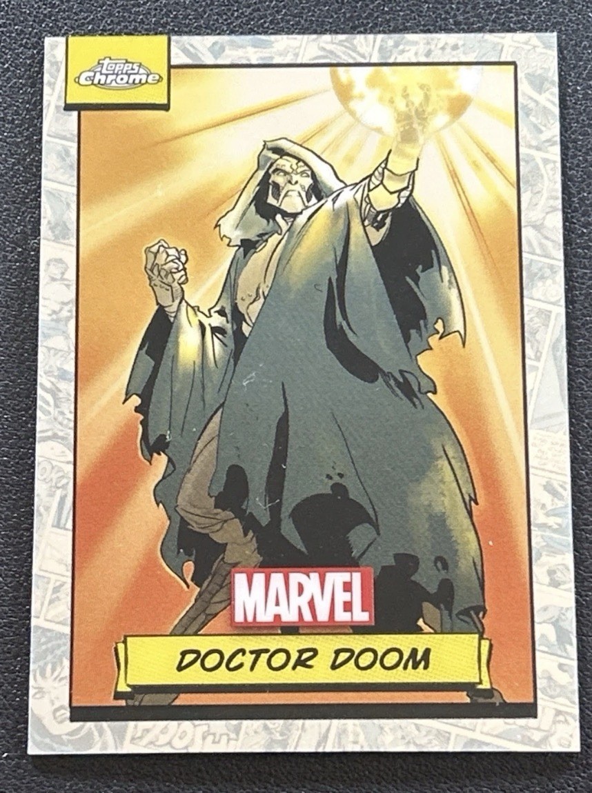 Topps 2024 Topps Chrome Marvel Doctor Doom #61 Base Set. FIRST YEAR. 🔥