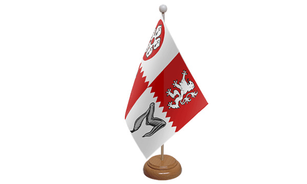 Leicestershire (County) Table Flag (9\
