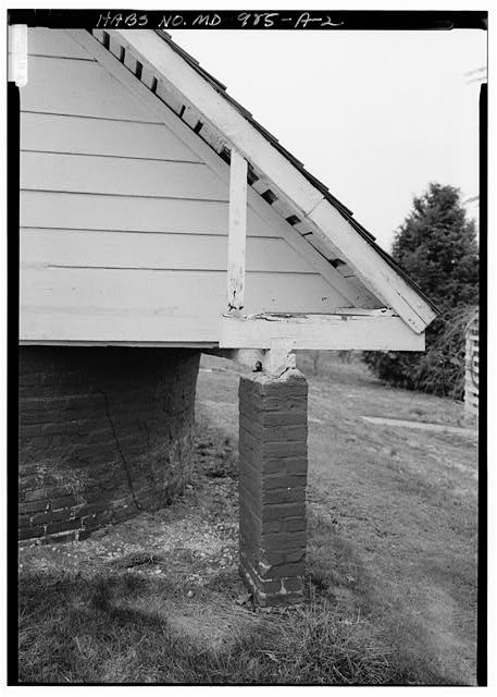 Photo:Upper Marlboro Maryland 1900s The Cottage Ice House Detail HABS