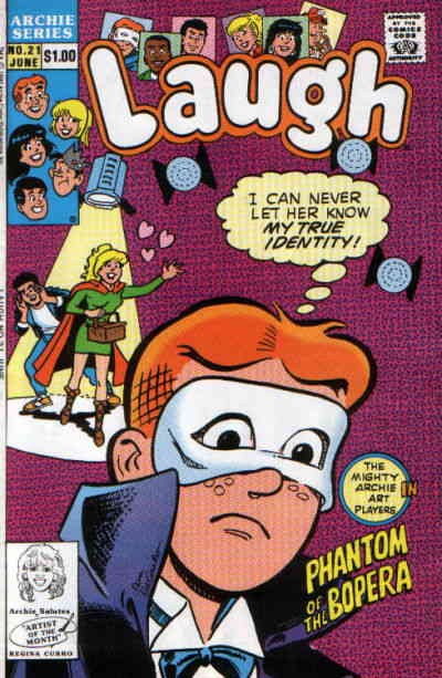 Laugh (Vol. 2) #21 VF/NM; Archie | Phantom of the Opera Cover - w/Bag+Board