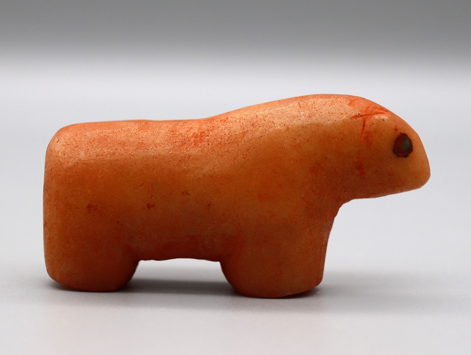 Vintage Alabaster Zuni Horse Fetish, Possibly Theodore Kucate