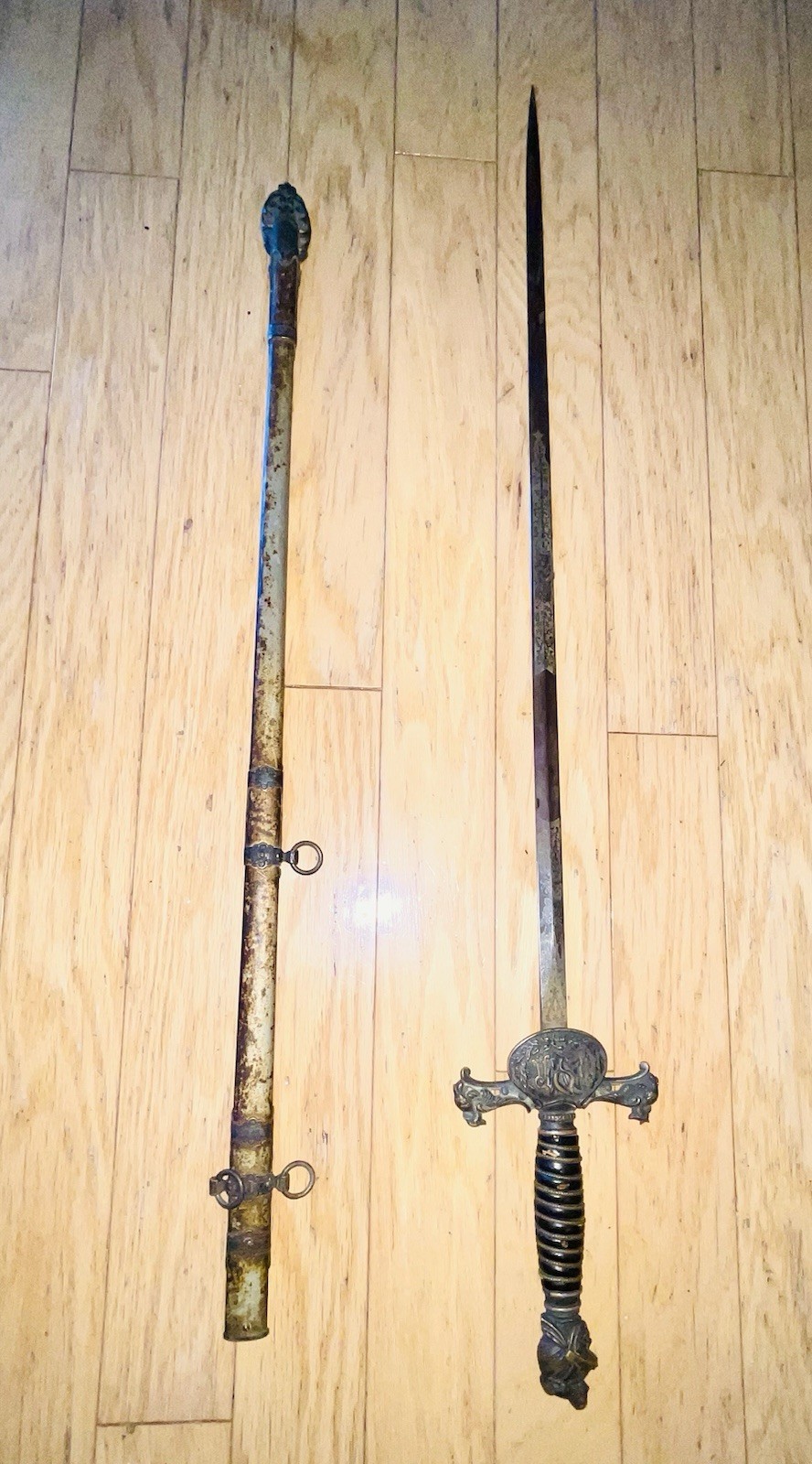 Civil War Era, Knights of Pythias Sword + Scabbard