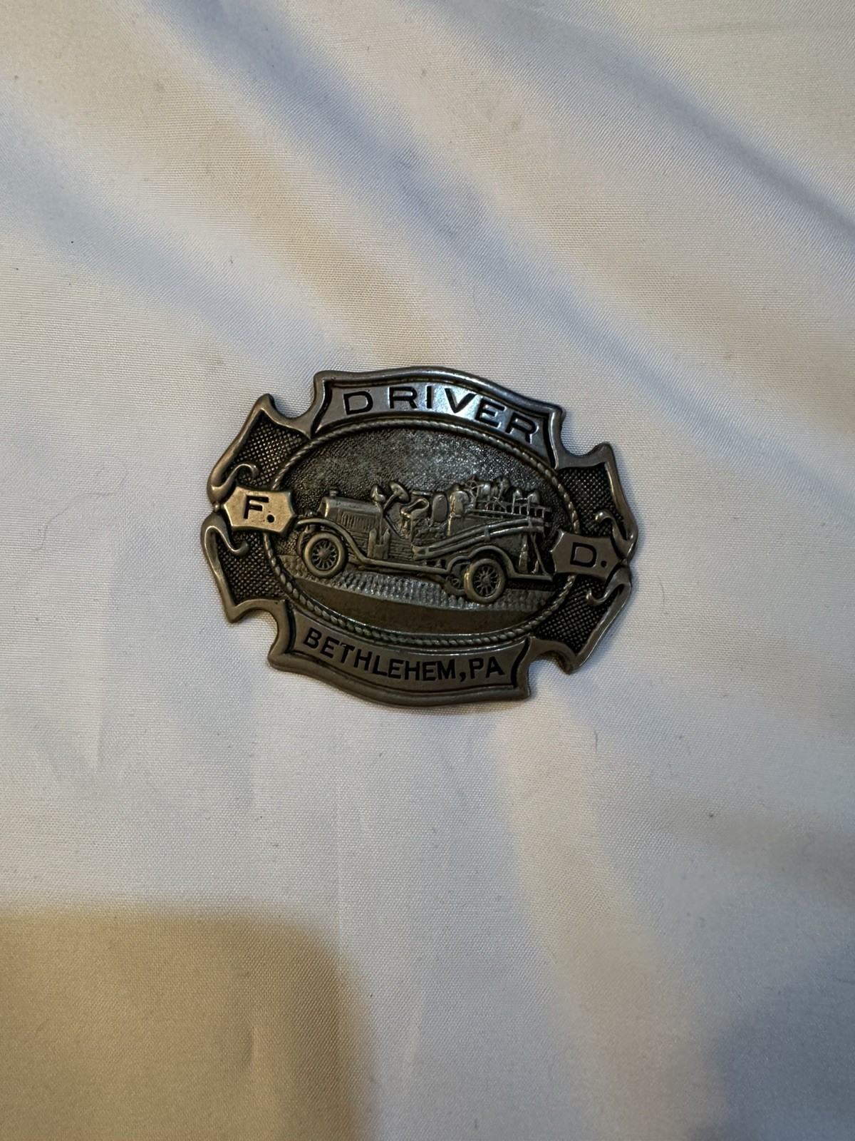 Antique Bethlehem Pennsylvania Fire Department Badge Obsolete Rare 