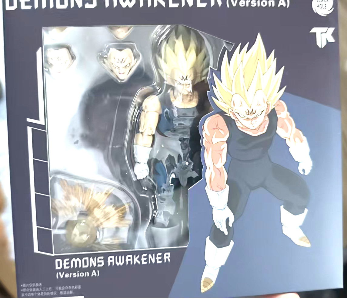 Black Hole & TK Custom SSJ Majin Vegeta Battle Super Saiyan 3.0 Figure in stock~