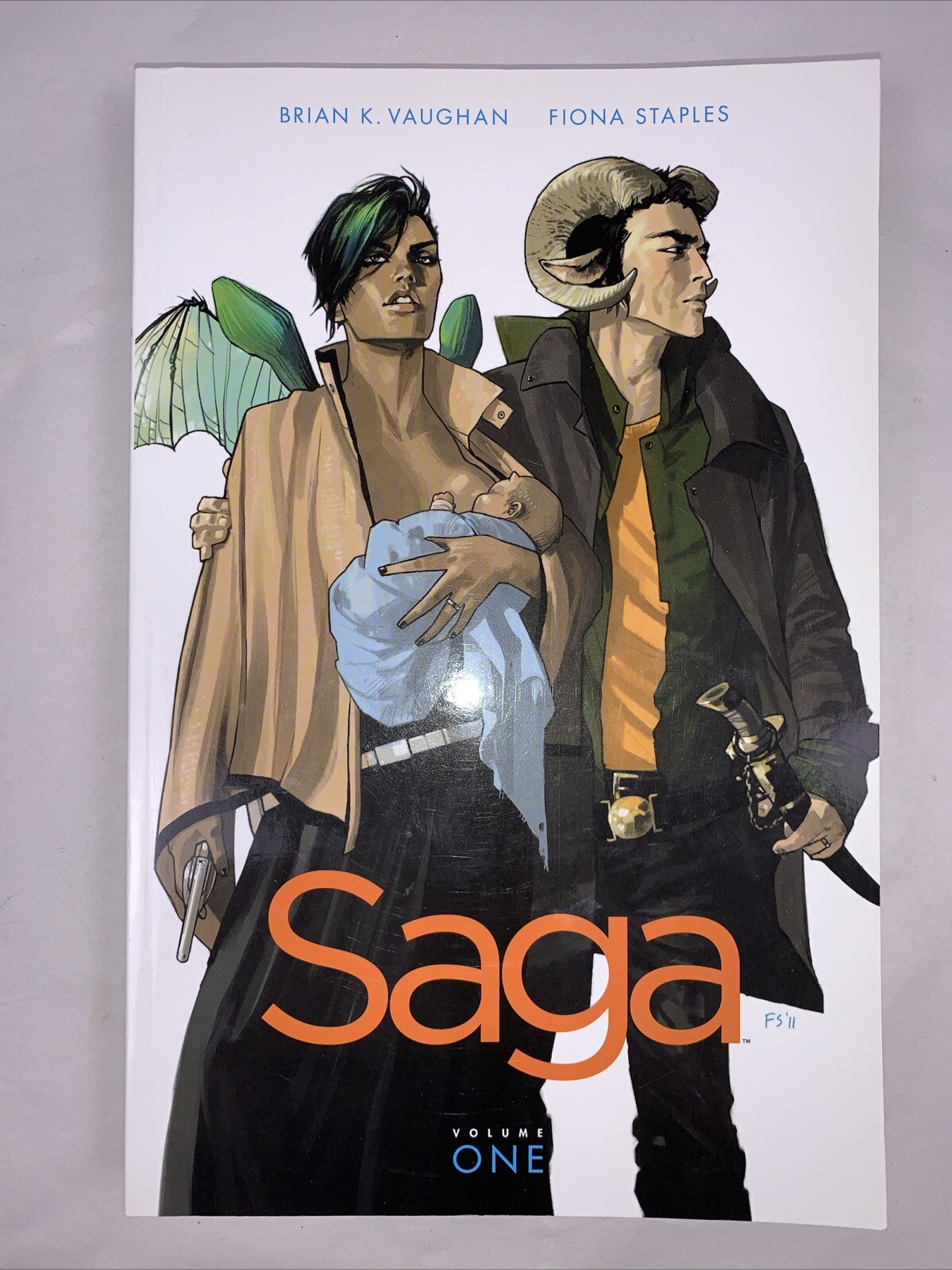 Saga, Volumes One, Four And Five. Paperback Vaughan / Staples Image Comics Saga, Volumes One, Four And Five. Paperback Vaughan / Staples Image Comics