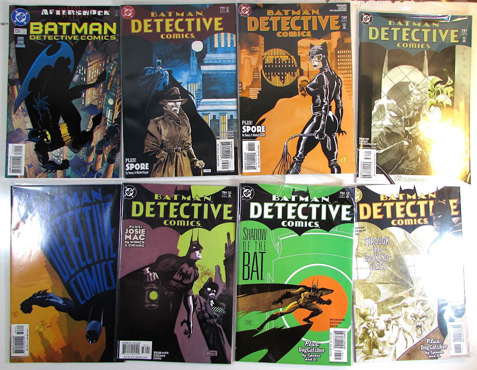 1998 Detective Lot of 8 #724,779,780,781,783,784,786,787 DC 1st Series Comics